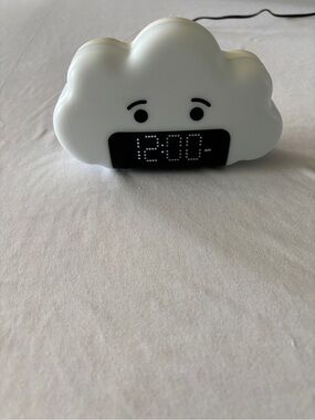 Capello Dream Cloud LED Alarm Clock CA-7 Nightlight tested works